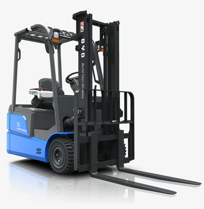 Lithium Ion Electric Forklift - Byd Forklift, transparent png download