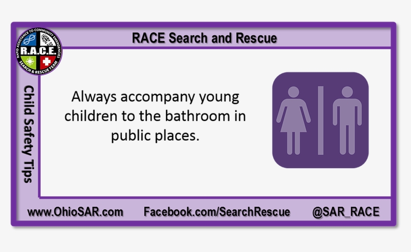 Child - Bathroom - Sign, transparent png download