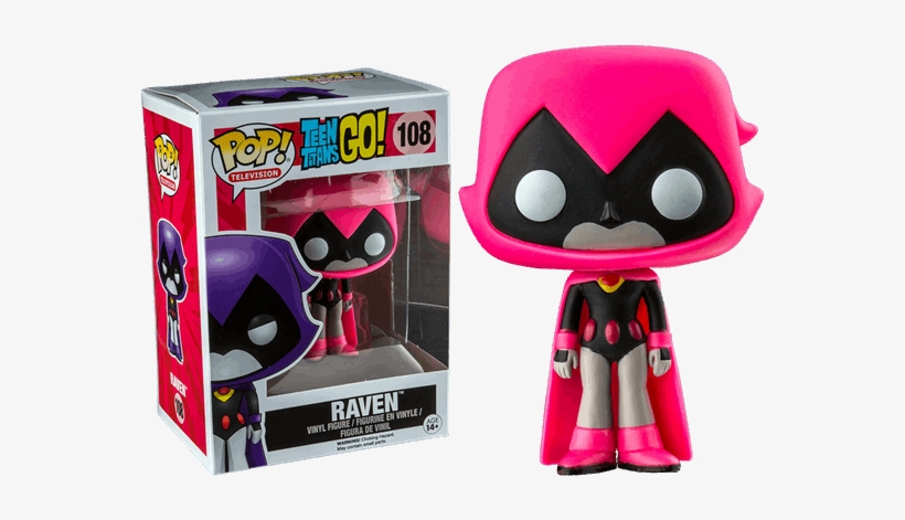 Raven Pink Variant Pop Vinyl Figure - Teen Titans Funko Pops Ravens, transparent png download