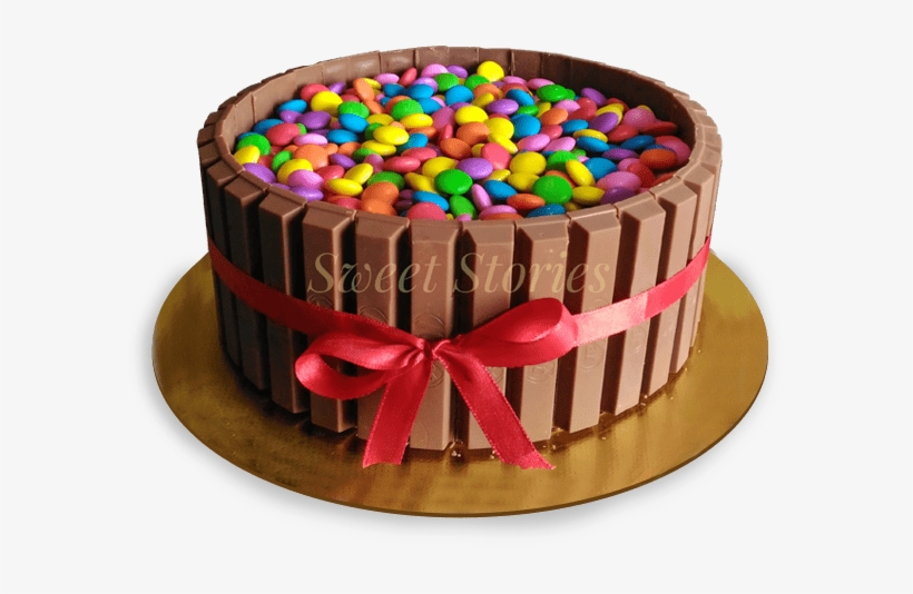 Kitkat Gems Cake - Birthday Cake, transparent png download