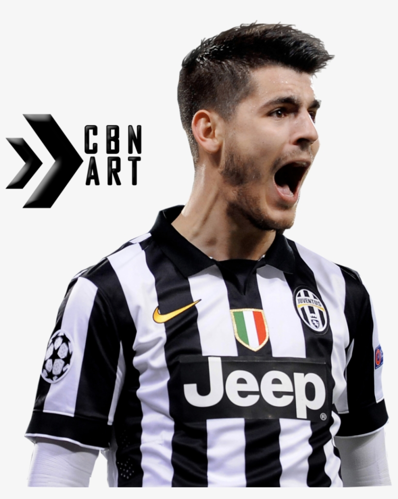 Alvaro Morata Render Png Juventus Photo Alvaro Zpshskef96e - Player, transparent png download