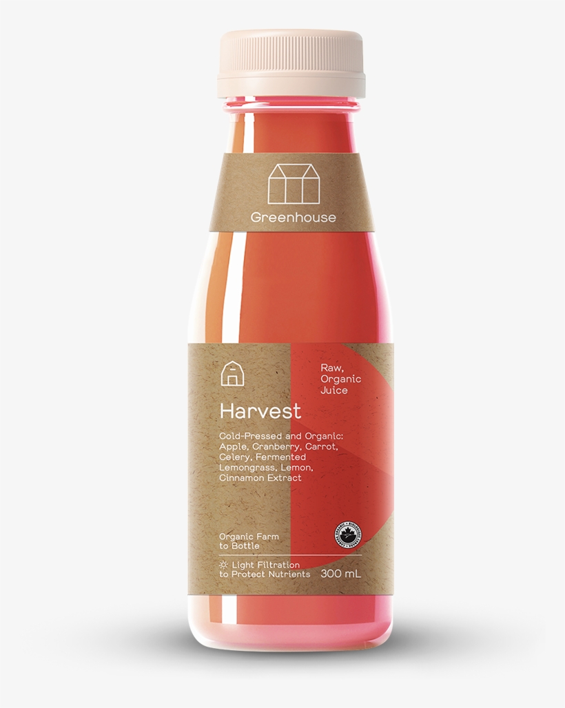 Greenhouse 300ml Harvest Productshot - Plastic Bottle, transparent png download