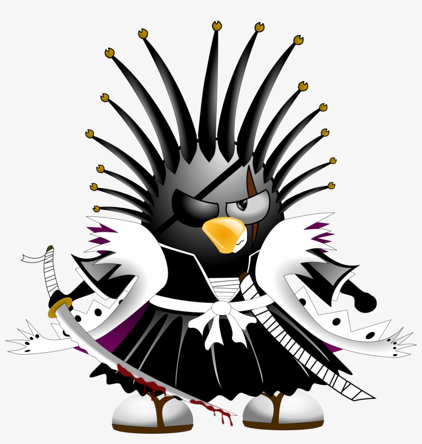 This Free Icons Png Design Of Kempachi-tux, transparent png download