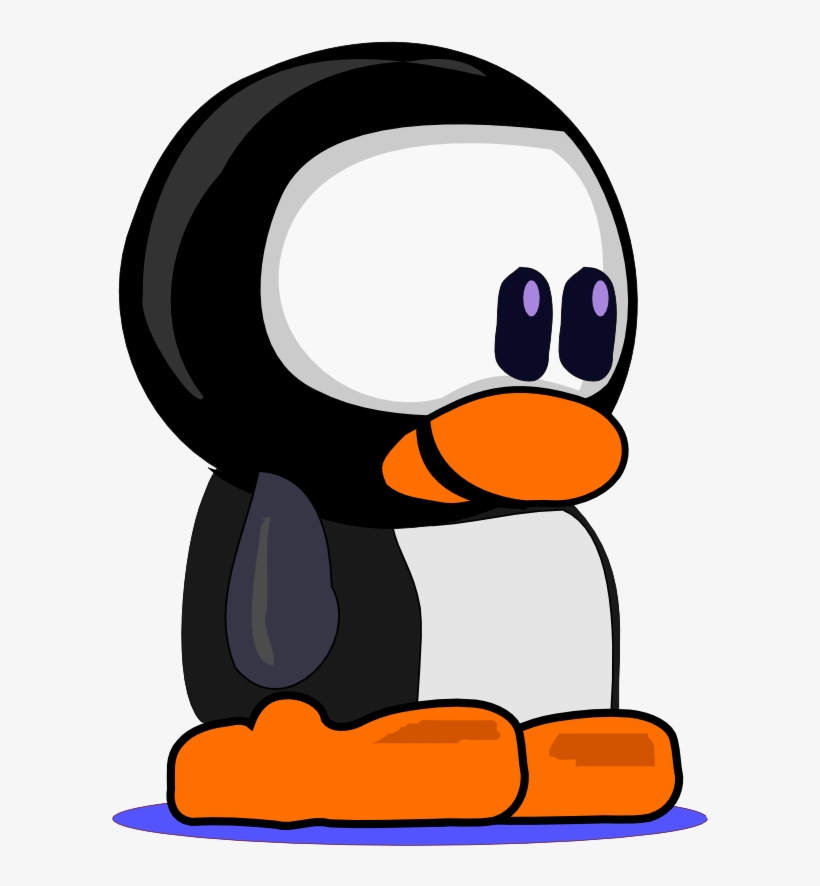 Tux Junior - Cartoon, transparent png download