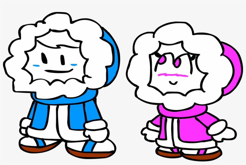 Adeleine, Cherrim, Ice Climbers, And Ashley " - Cartoon, transparent png download