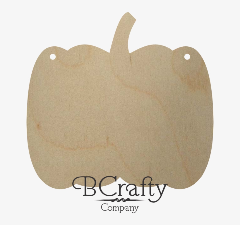 Wooden Pumpkin Craft Shapes - Apple, transparent png download