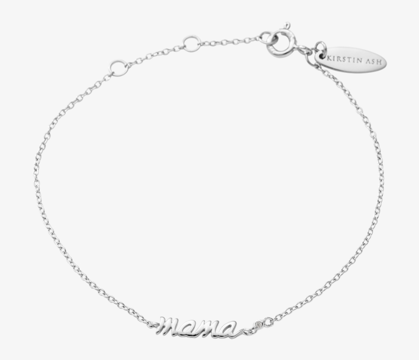 Mama Bracelet Image - Silver Mama Bracelet, transparent png download