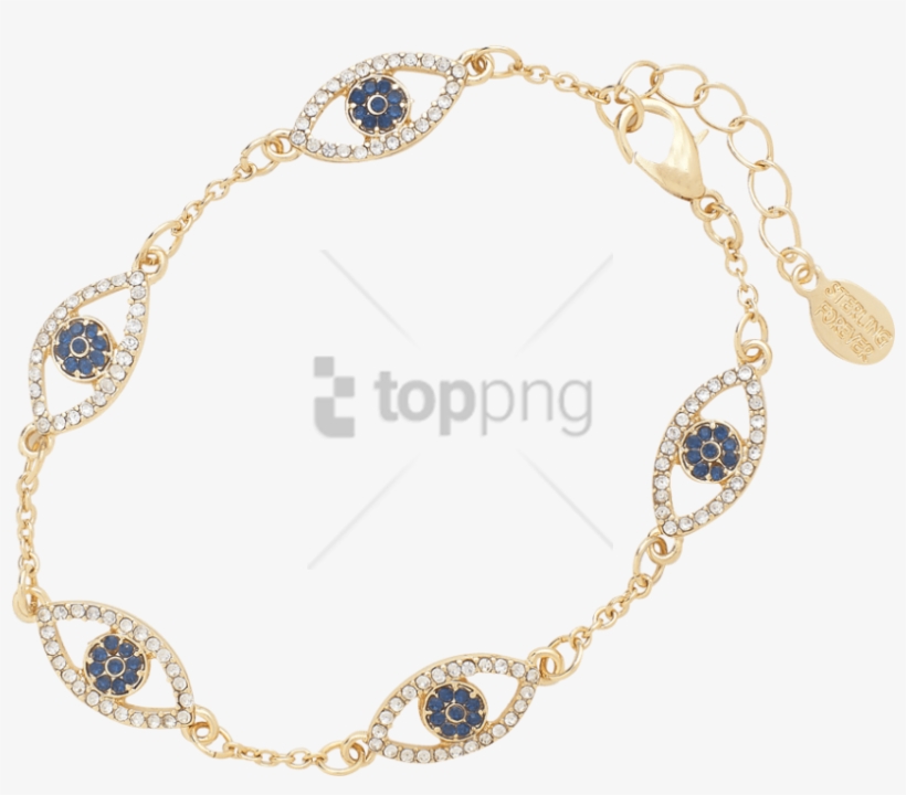 Free Png Buy Gold Evil Eye Bracelet Png Image With - Chain, transparent png download