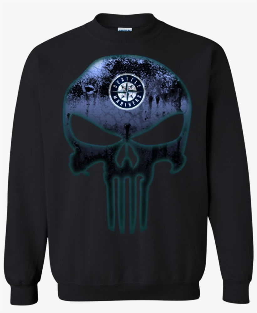 Seattle Mariners Baseball The Punisher Skull Shirts - Lik Durk Merch, transparent png download