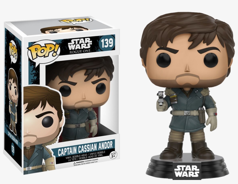 Funko - Star Wars - Rogue One - Captain Cassian Andor - Funko Pop Star Wars Rogue One, transparent png download