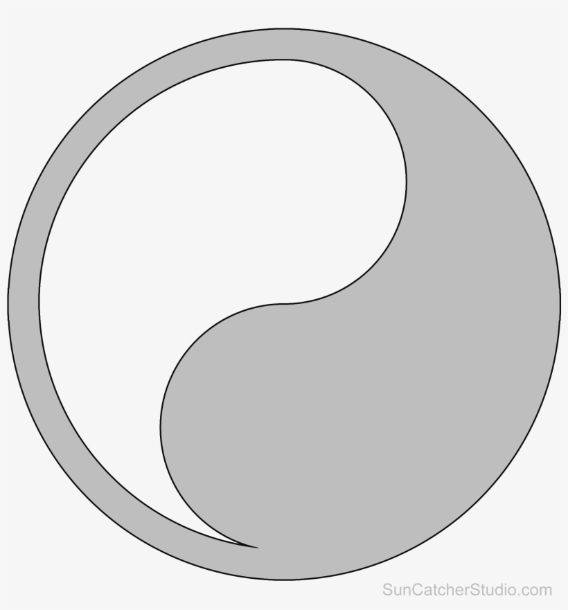 Ying Yang Pattern - Circle, transparent png download