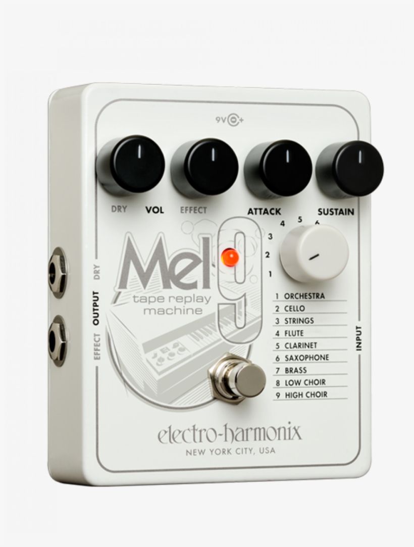 Eh Mel9 Tape Replay Machine Effects Pedal - Electro Harmonix Mel9 Tape Replay Machine, transparent png download