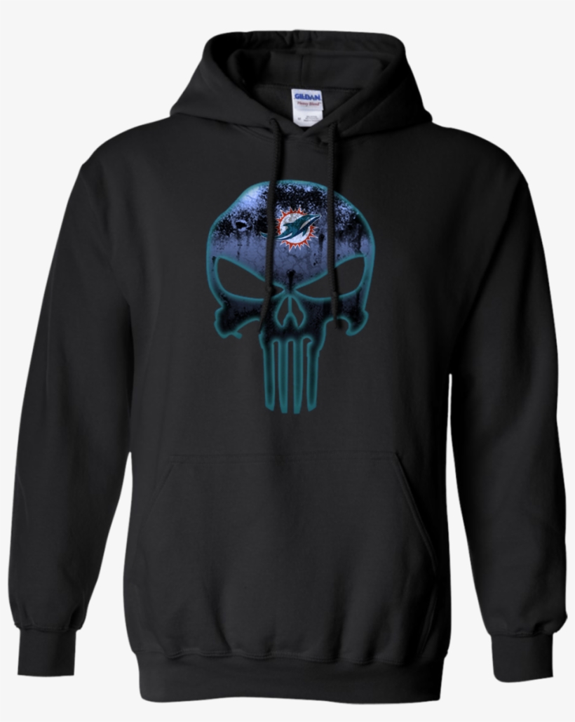 Miami Dolphins Football The Punisher Skull Shirts $43 - Driver Era Merch, transparent png download