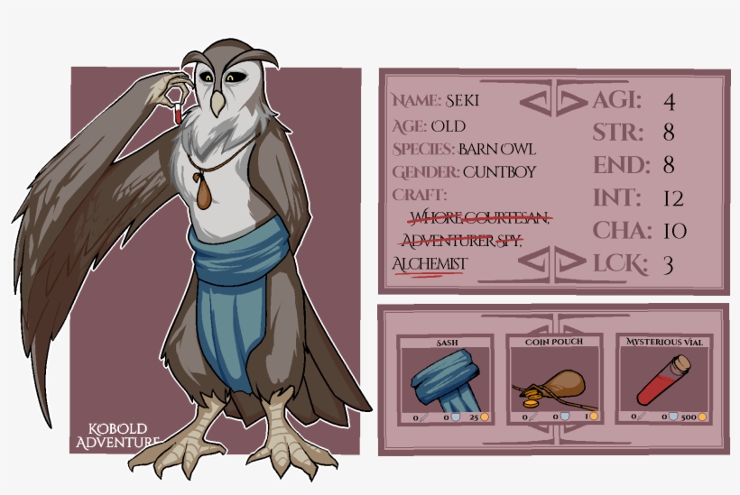 Seki's Character Sheet - Cartoon, transparent png download