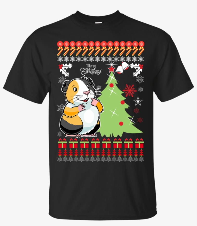 Guinea Pig Christmas T-shirts G200 Gildan Ultra Cotton - Motley Crue Girls Girls Girls Logo, transparent png download