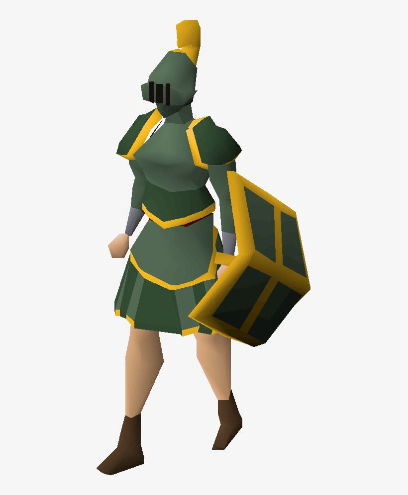Equipped - Rune Trimmed Set Osrs, transparent png download