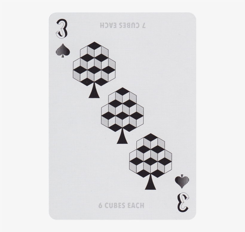 Illusion Doptique 6 Cubes Each - Graphic Design, transparent png download