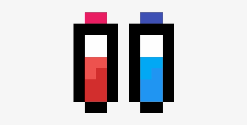 Nonisometric Hp&mp Potions - Graphic Design, transparent png download