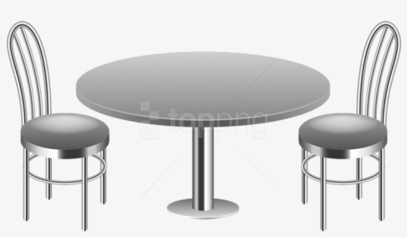 Free Png Download Table With Chairs Transparent Clipart - Table And Chairs Transparent, transparent png download