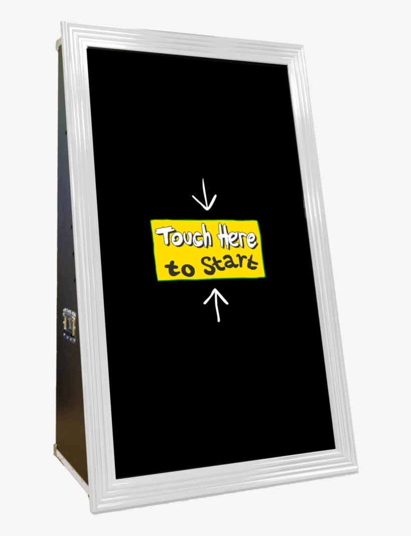 Experience The Magic This Touch Screen Mirror Booth - Poster, transparent png download