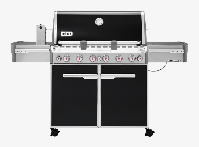 Summit E-670 Gas Grill Propane - Weber 670 Summit Black, transparent png download