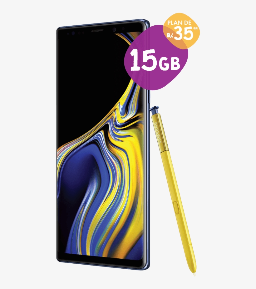 Galaxy Note - Samsung Galaxy Note 9 Blå, transparent png download