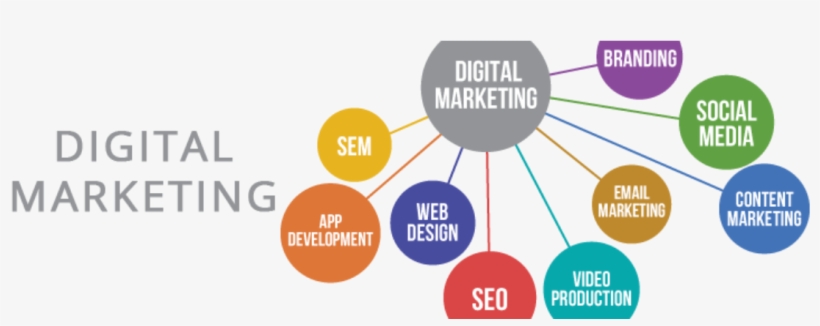 Digital Marketing Branches, transparent png download
