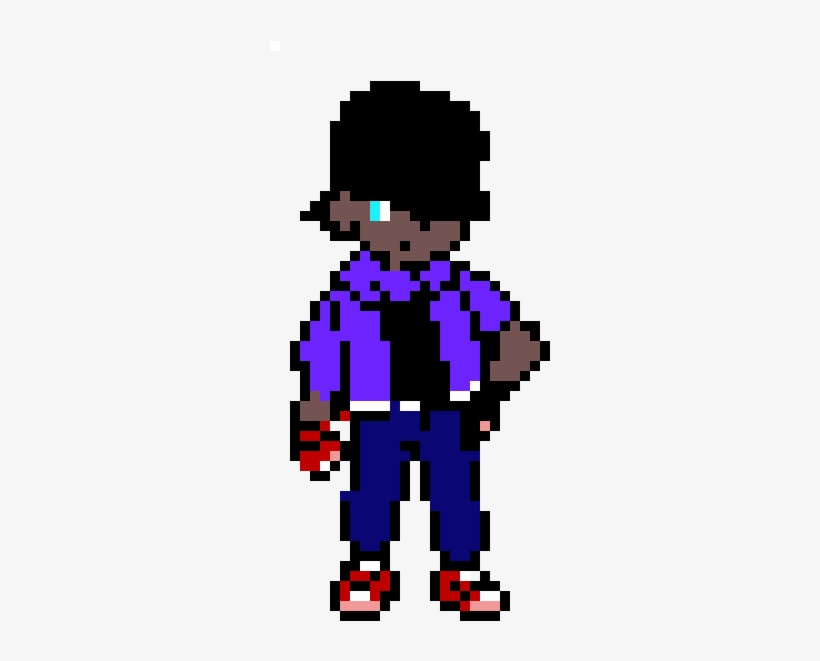 Pokemon Trainer Ghostly - Trainer Red Pokemon Pixel Png, transparent png download