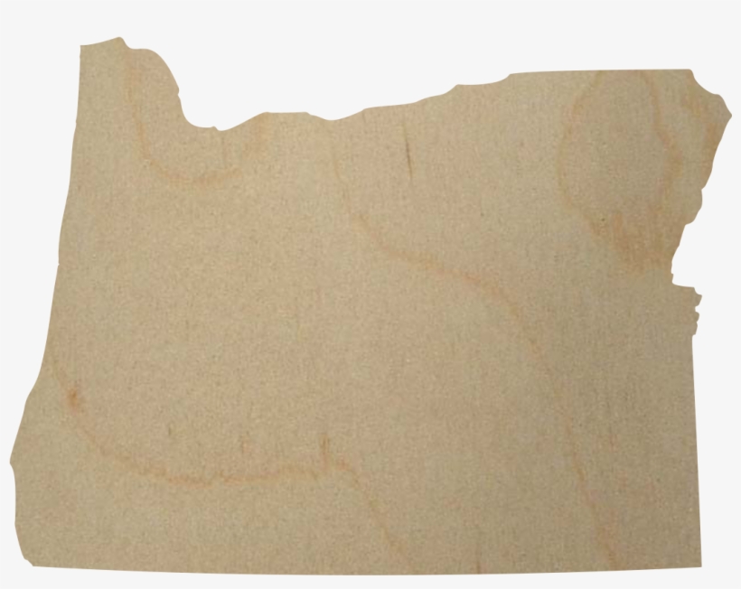 Oregon Wood Cutout - North Dakota Shape, transparent png download