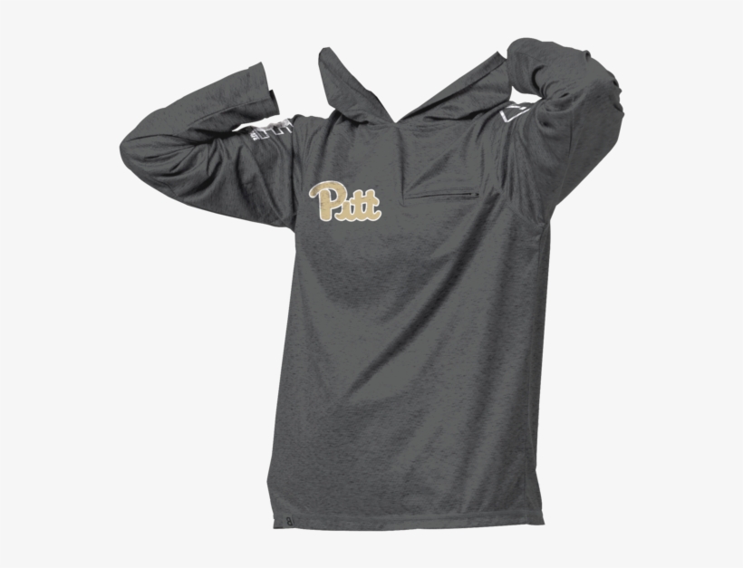 Sublimated Sun Hoodie Grey - Polo Shirt, transparent png download