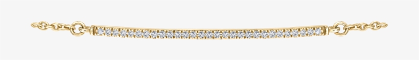 10ct Hsi Linear Diamond Bracelet In 18k Yellow Gold, transparent png download