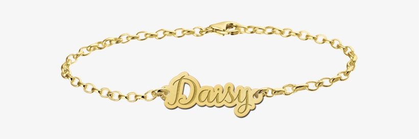 Bracelet Of Gold With Name - Gouden Armband Met Naam, transparent png download