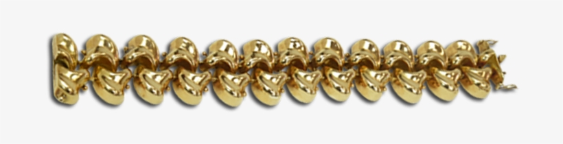 Clunky Gold Bracelet - Gold, transparent png download