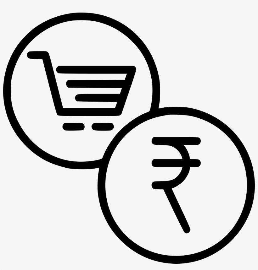 Indian Rupee Online Currency Cart Finance Comments - High Price Png, transparent png download