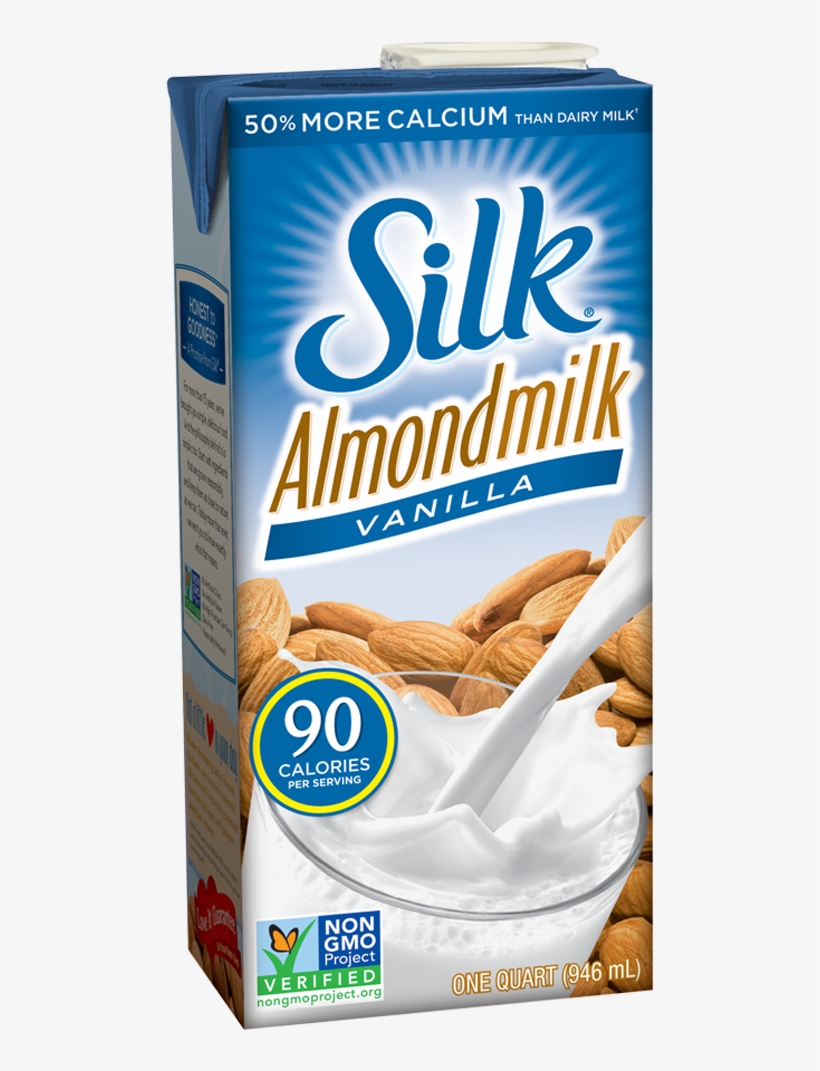 View Larger - Silk Almond Milk 90 Calories, transparent png download