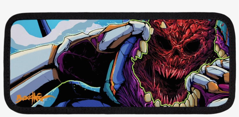 Rip And Tear Canvas Wallet - Smile, transparent png download