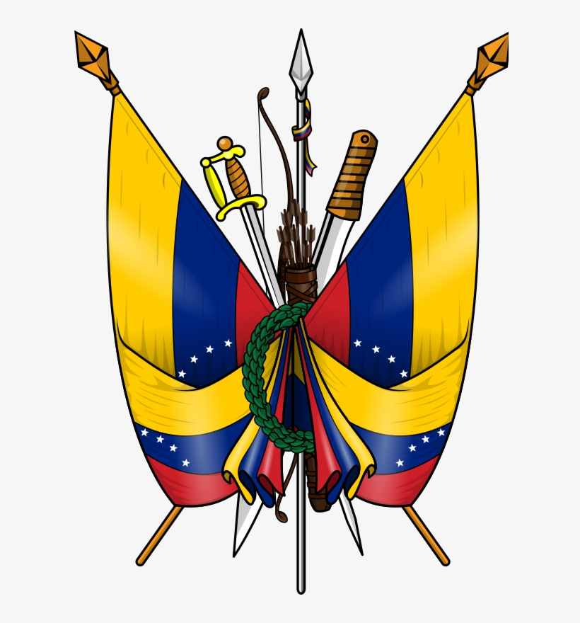 Medium Image - Dibujo Del Escudo De Armas De Venezuela, transparent png download
