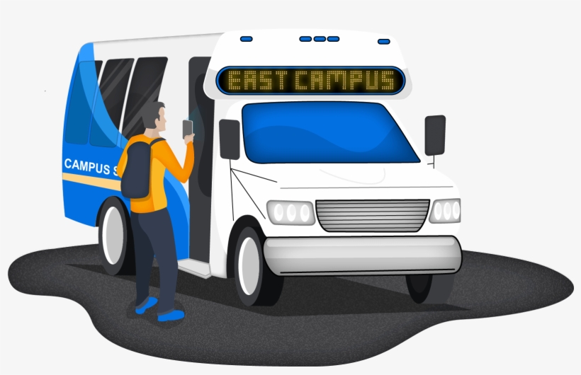 Digital School Bus Passes - Minibus, transparent png download