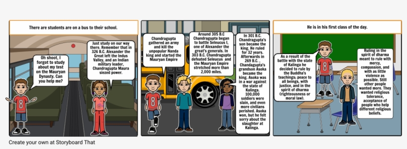 There Are Students Are On A Bus To Their School﻿ - Cartoon, transparent png download