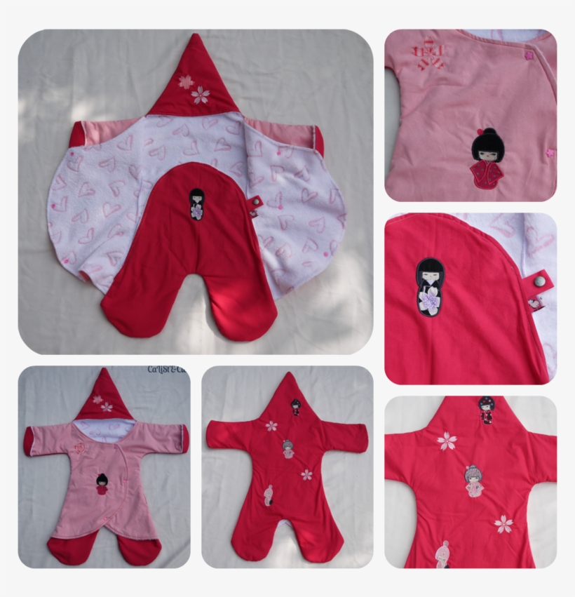 Kallounette Kokeshi Calist'& Cie - Patchwork, transparent png download
