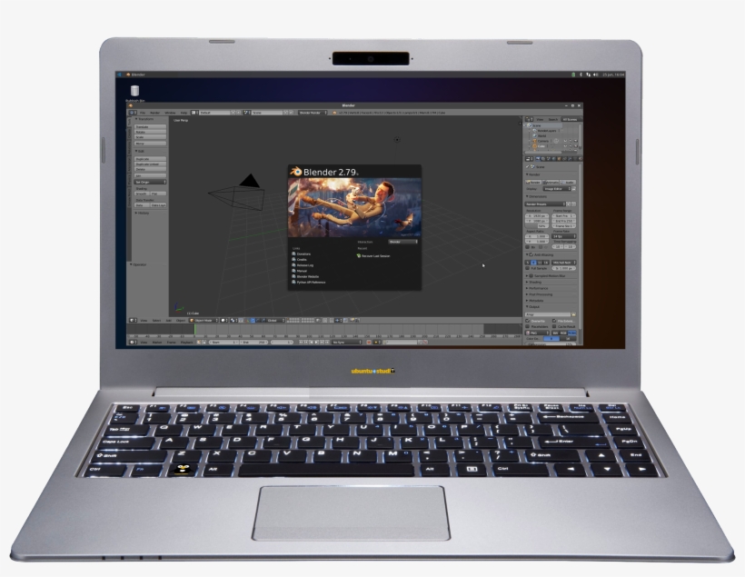 Ubuntustudio Notebook, transparent png download