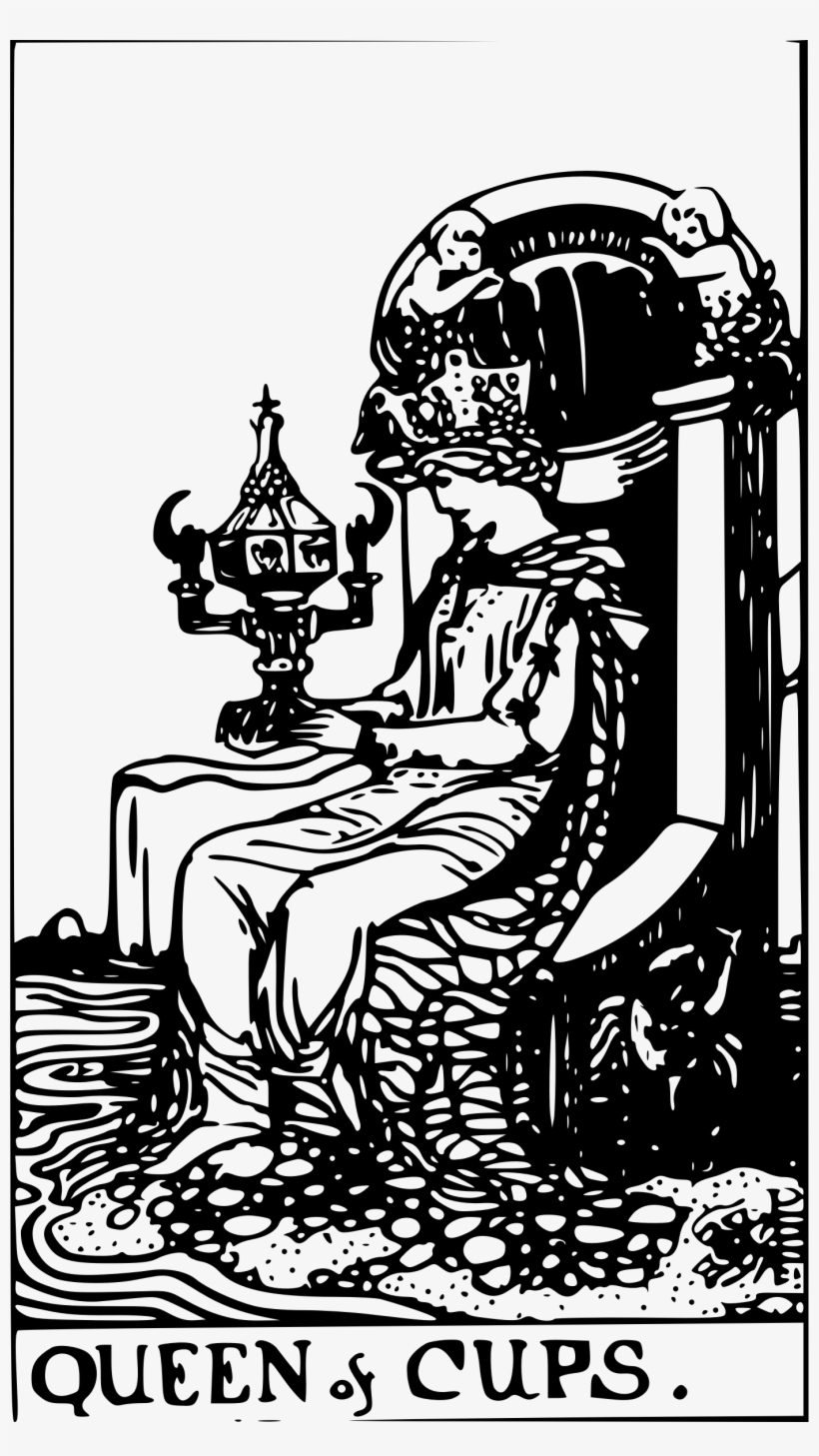 Big Image - Queen Of Cups Rider, transparent png download