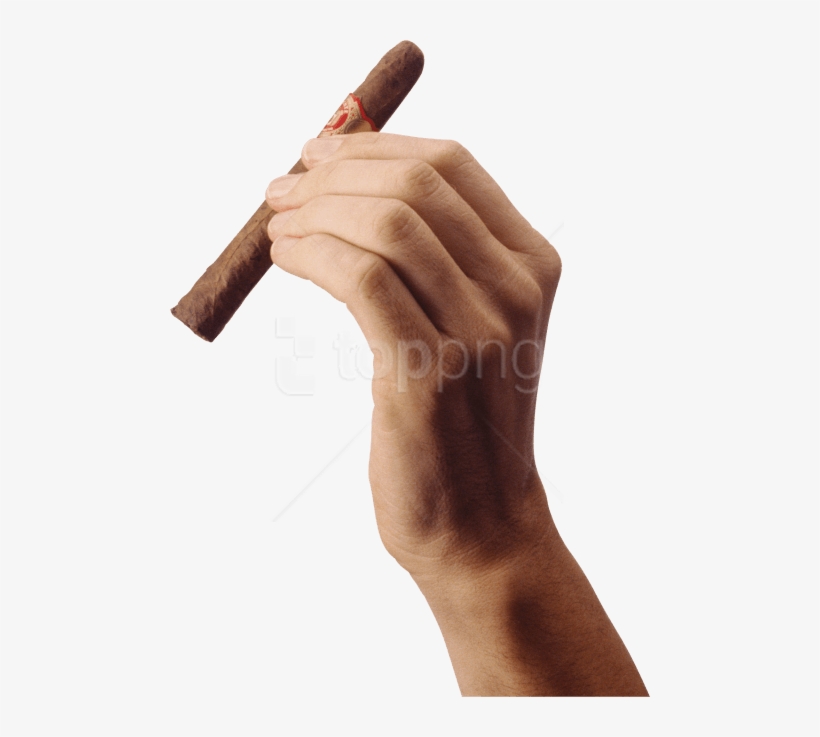 Free Png Cigar Hand Transparent Png Images Transparent - Cigarette Hand Png, transparent png download