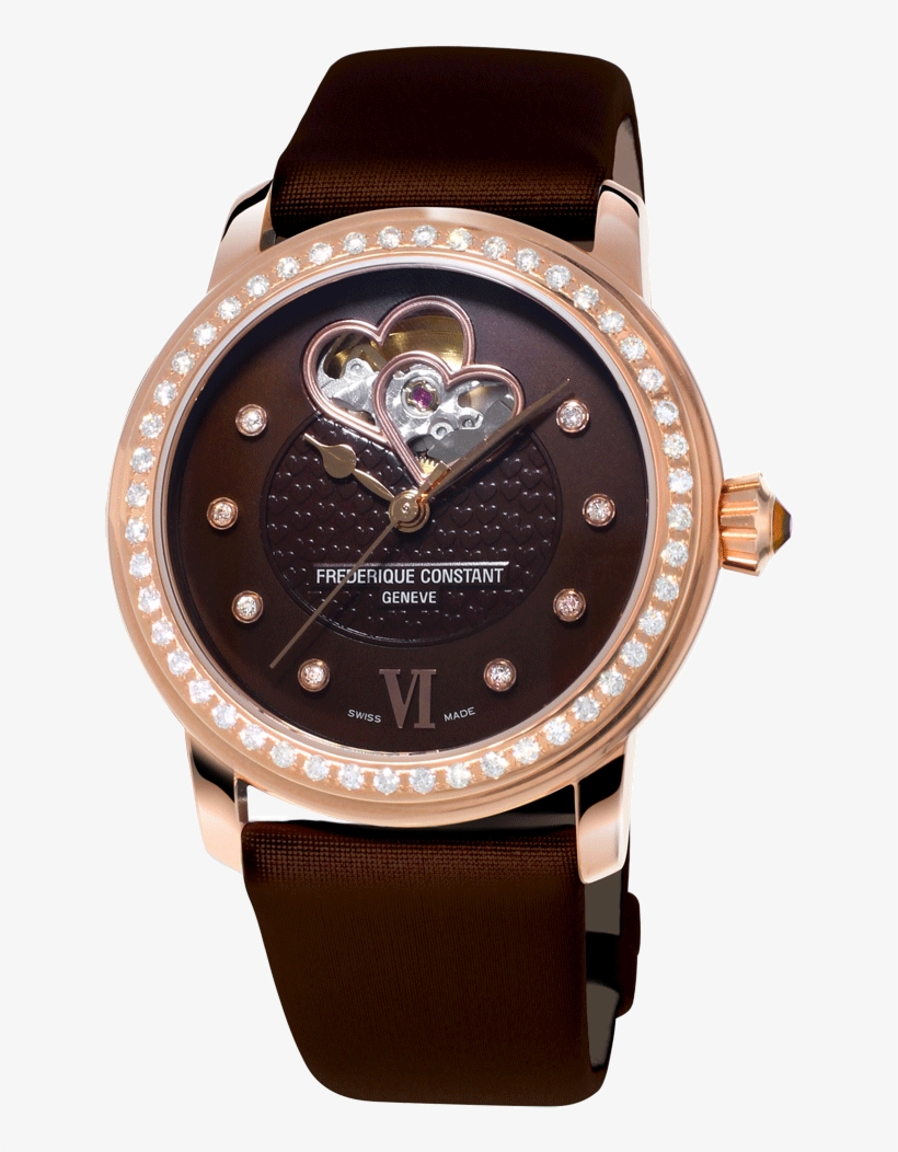 Double Heart Beat - Jaquet Droz Grande Seconde Moon Black Enamel, transparent png download