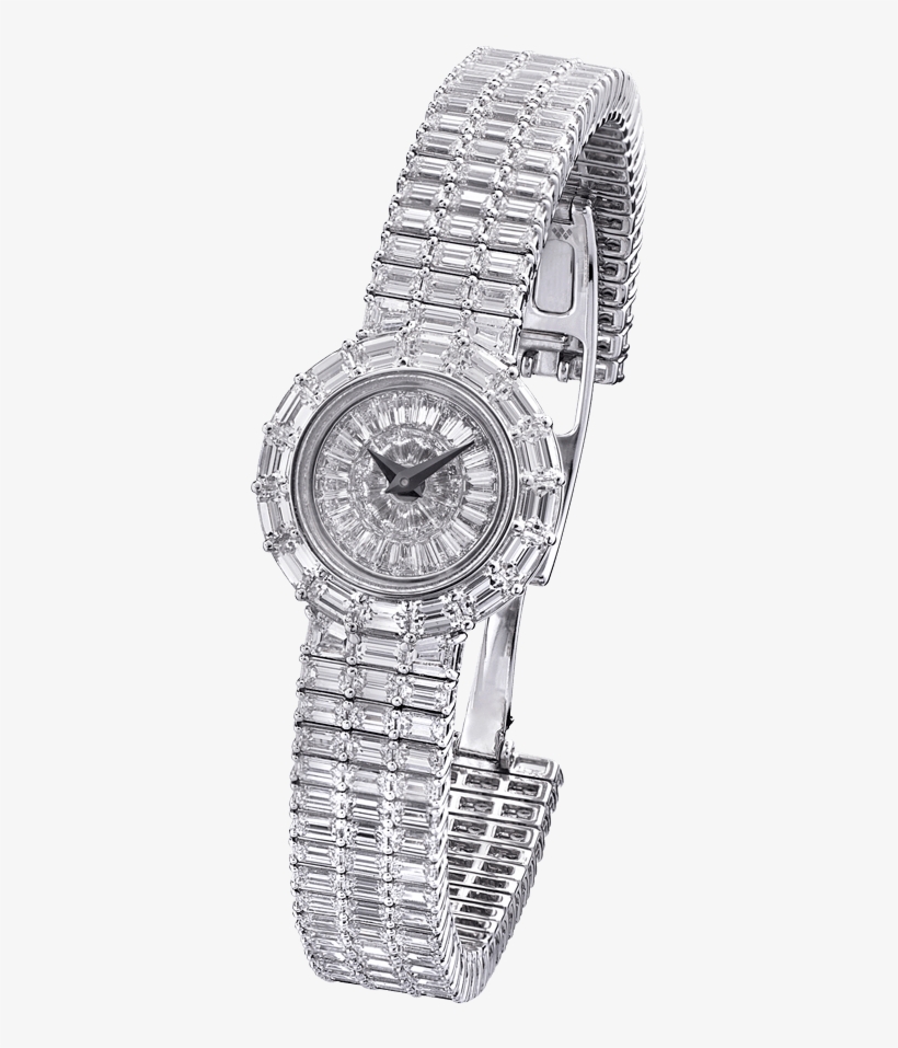 Baguette Diamond Ladies' Watch - Analog Watch, transparent png download