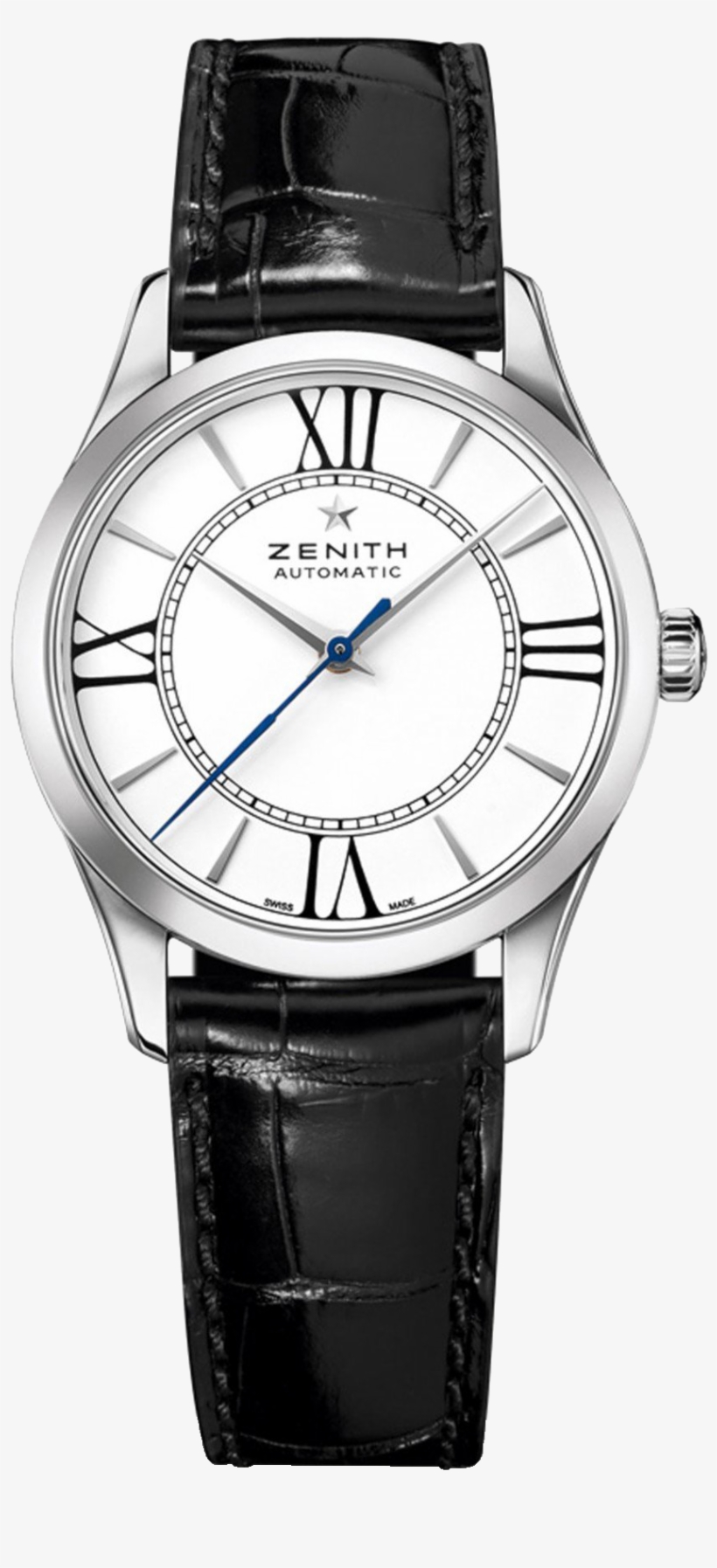 Zenith Elite Automatic Stainless Steel White Dial Ladies - Zenith Elite Ultra Thin Lady, transparent png download