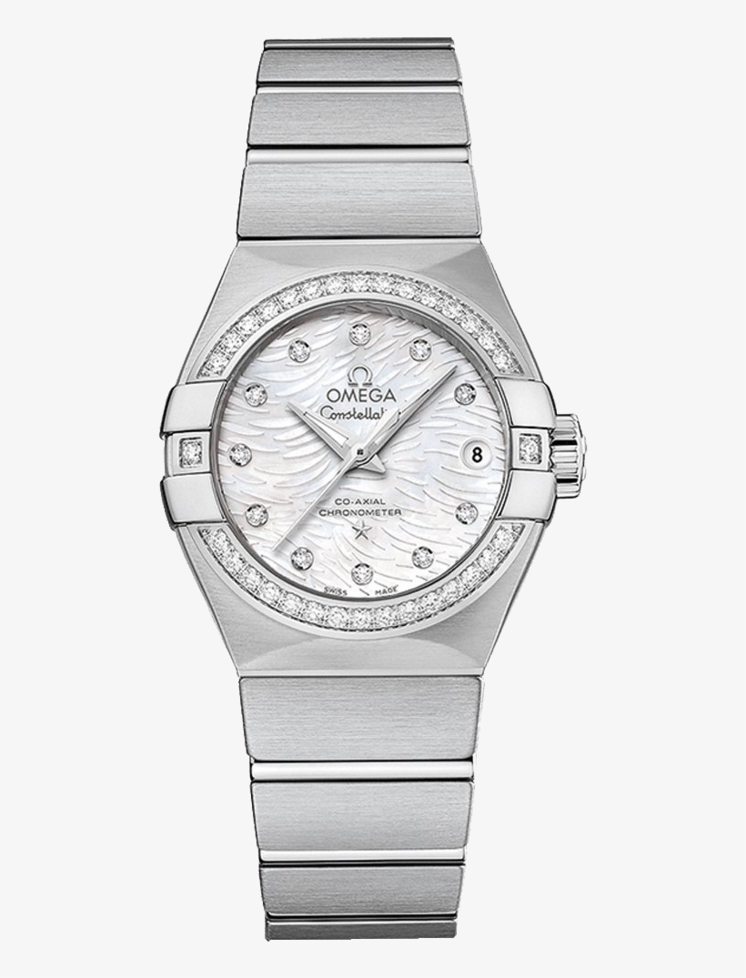 Omega Constellation Co-axial Automatic Ladies Watch - Omega Constellation 27 Mm, transparent png download