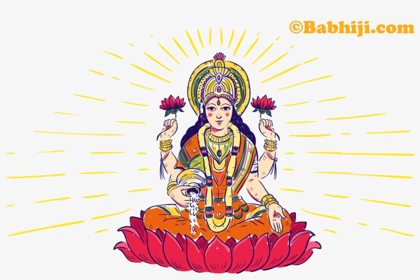 Lakshmi Mata, Lakshmi Mata Images, Lakshmi Mata Wallpapers - Lakshmi Devi Png, transparent png download