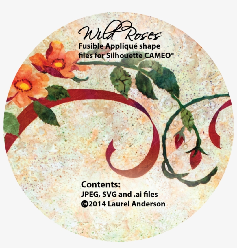 Wild Roses Cd With Cutting Files - Illustration, transparent png download