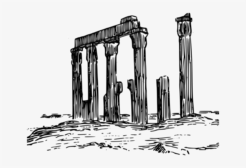 Temple Clipart Transparent - Ruins Clipart, transparent png download